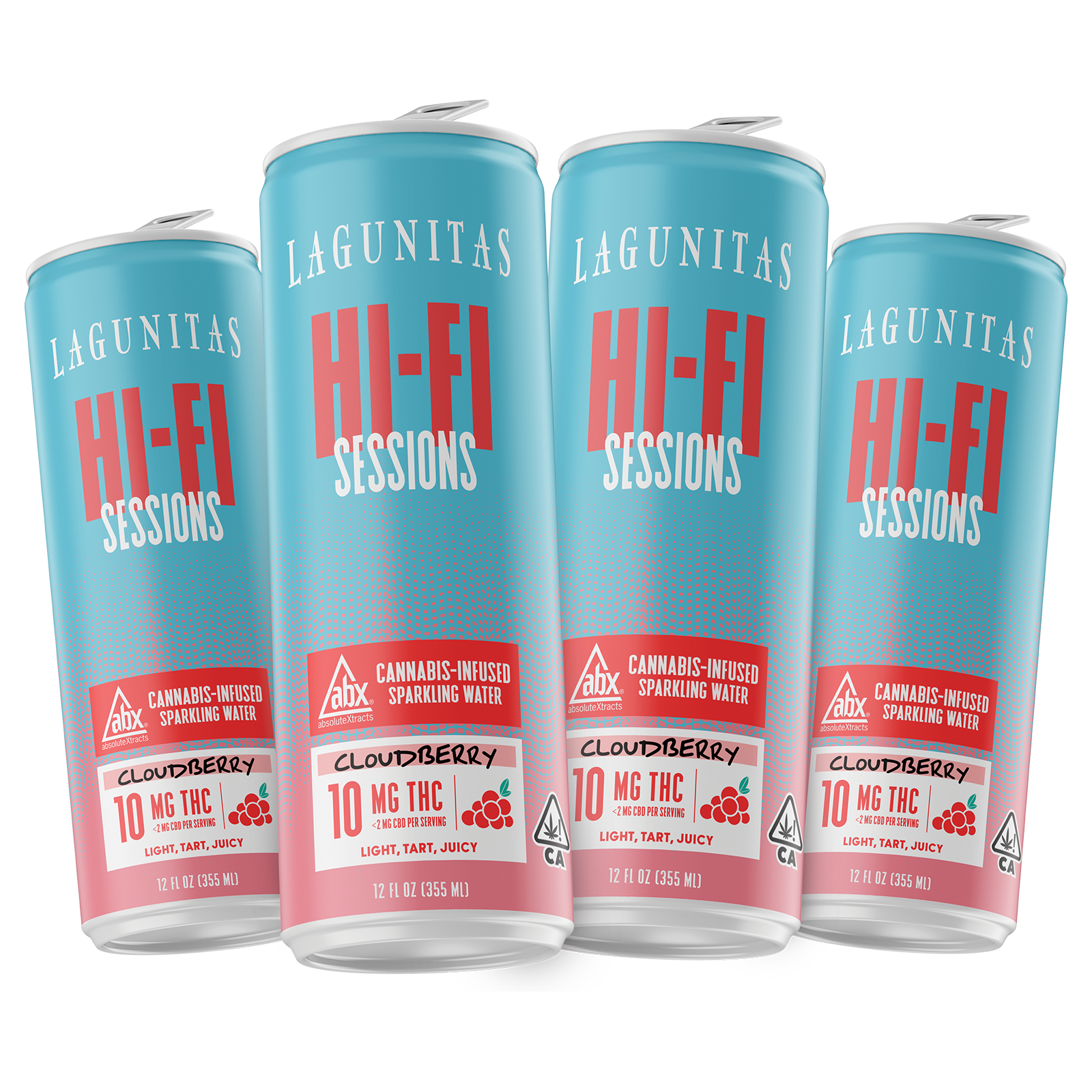 ABX | Product: Hi-Fi Sessions - Cloudberry 10mg THC 4-pack
